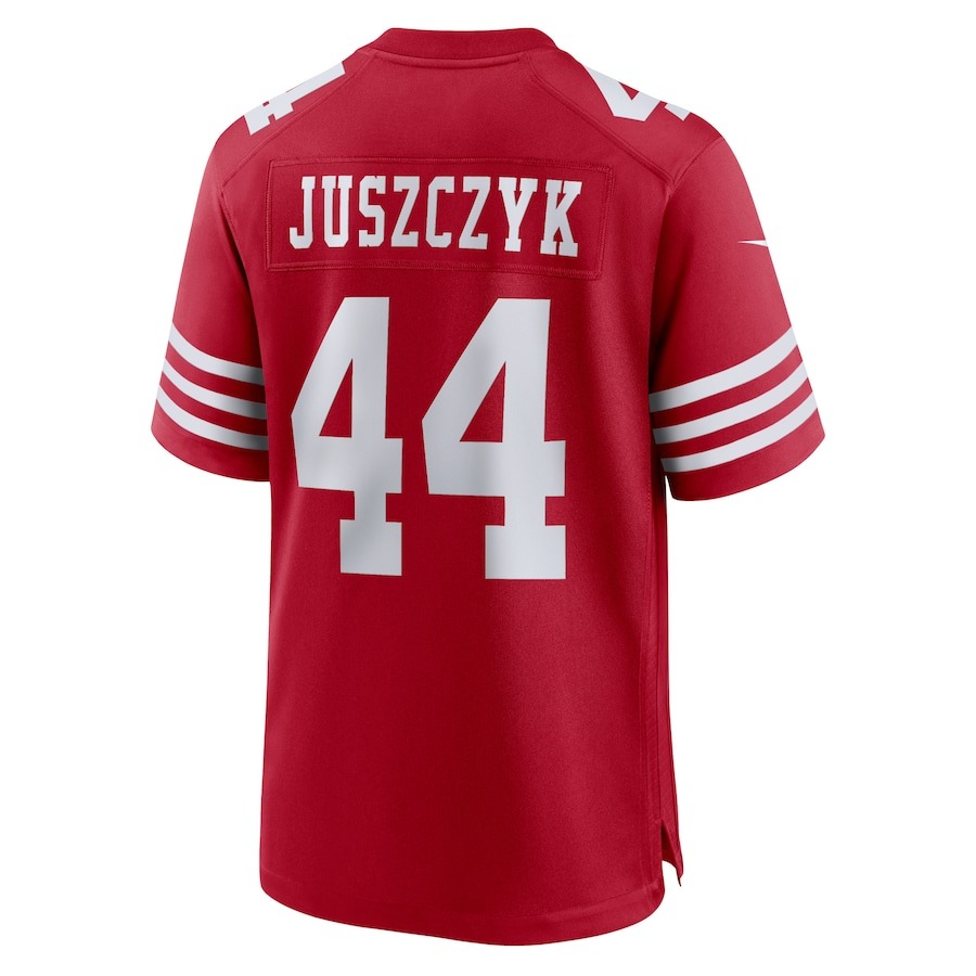 Men's San Francisco 49ers Kyle Juszczyk Nike Scarlet Player Game Jersey - ujerseystore