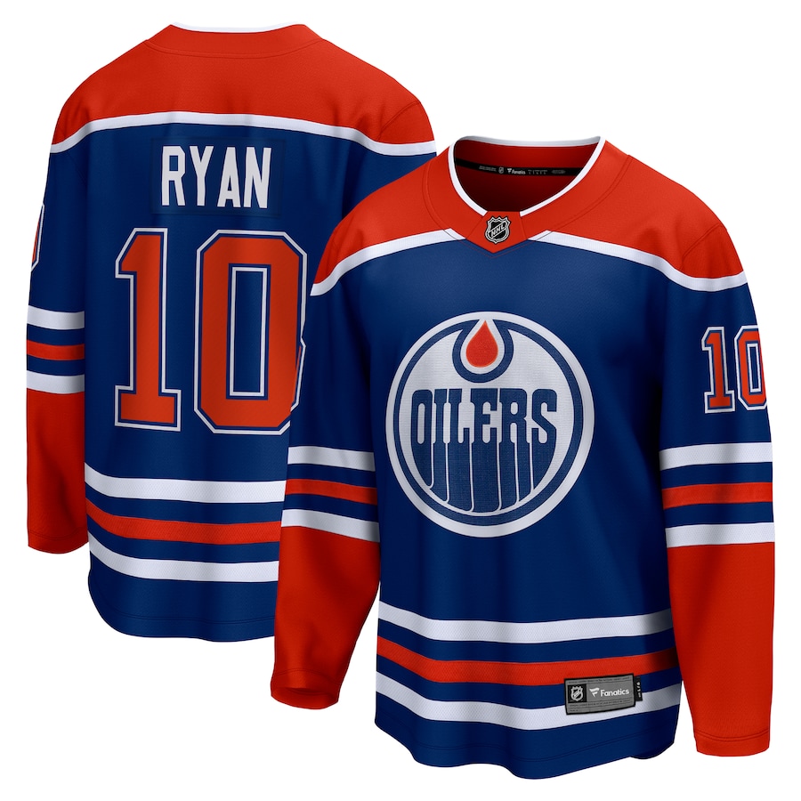 Men's Edmonton Oilers Derek Ryan Fanatics Royal Home Breakaway Jersey - ujerseystore