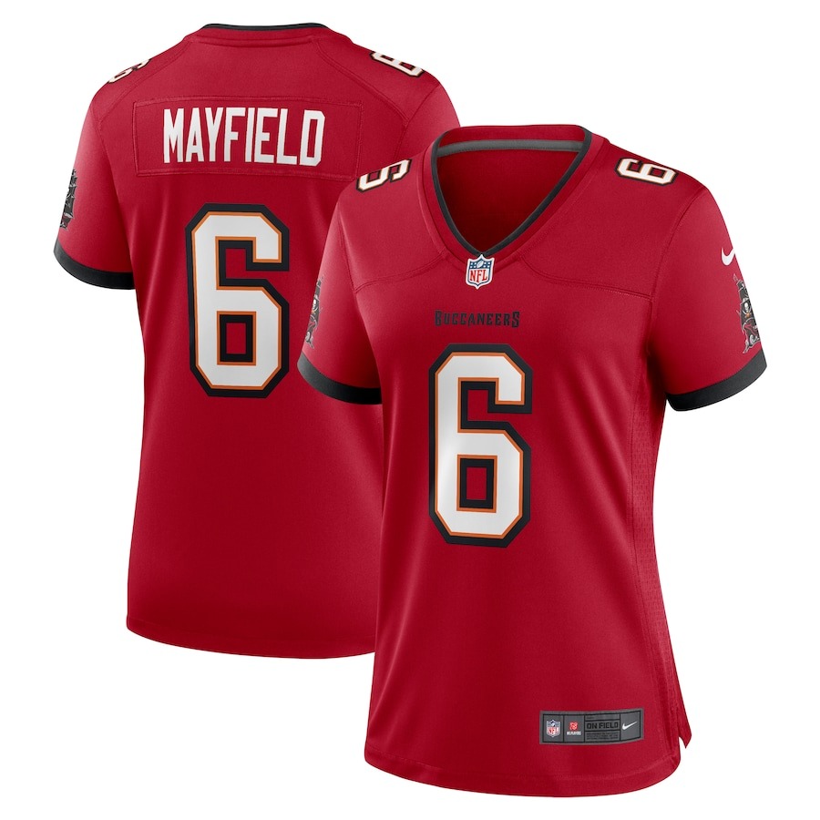 Women's Tampa Bay Buccaneers Baker Mayfield Nike Red Game Jersey - ujerseystore