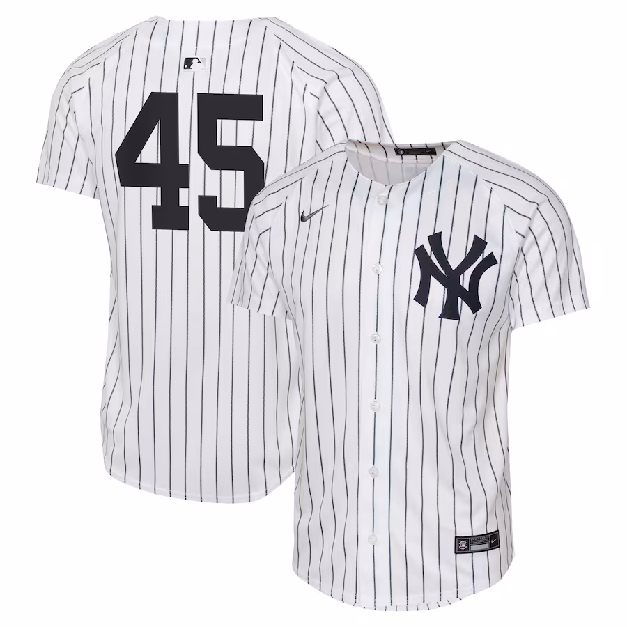 Youth New York Yankees Gerrit Cole Nike White Home Limited Jersey - ujerseystore