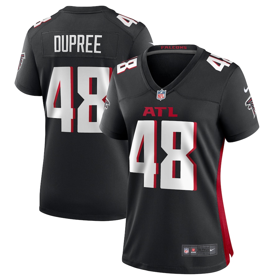 Women's Atlanta Falcons Bud Dupree Nike Black Game Player Jersey - ujerseystore