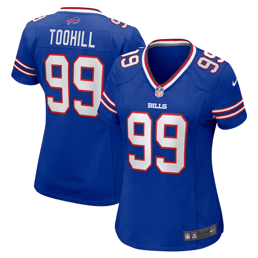 Women's Buffalo Bills Casey Toohill Nike  Royal Team Game Jersey - ujerseystore