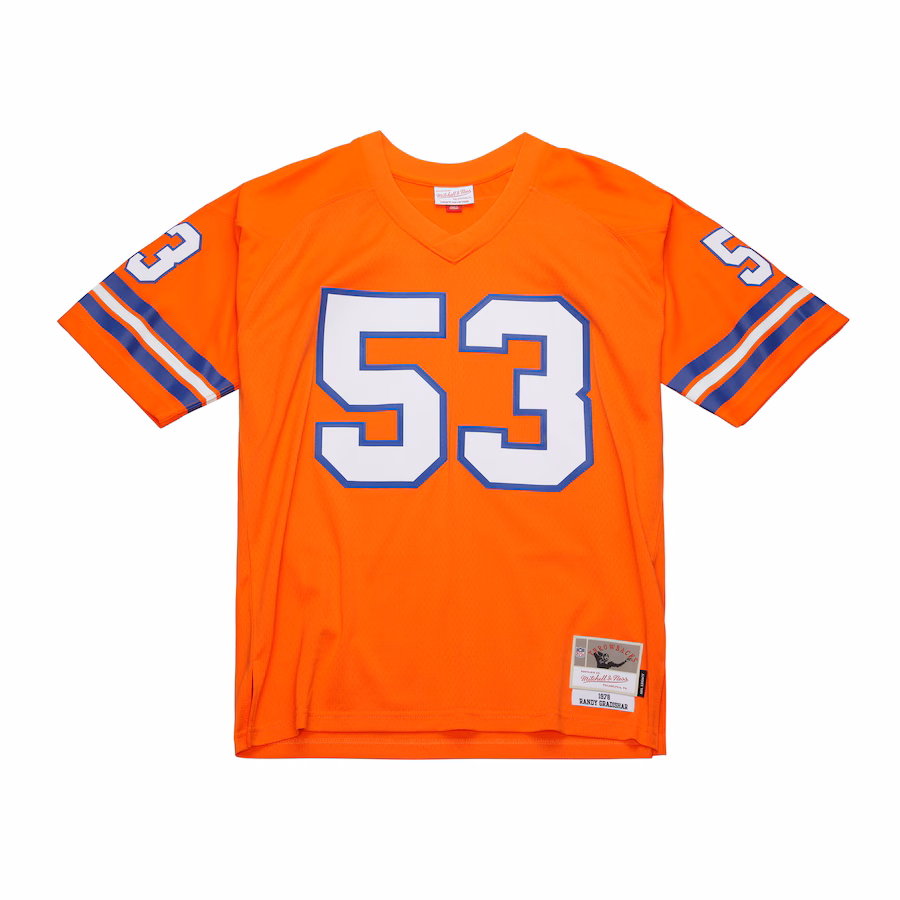 Men's Denver Broncos Randy Gradishar Mitchell & Ness Orange 1978 Legacy Replica Jersey - ujerseystore