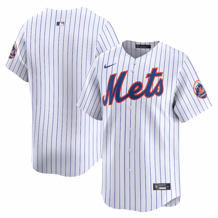 Men's New York Mets Nike White Home Limited Jersey - ujerseystore