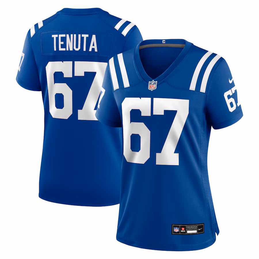 Women's Indianapolis Colts Luke Tenuta Nike Royal Team Game Jersey - ujerseystore