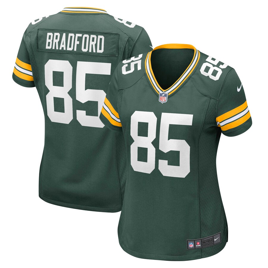 Women's Green Bay Packers Corey Bradford Nike Green Retired Player Jersey - ujerseystore