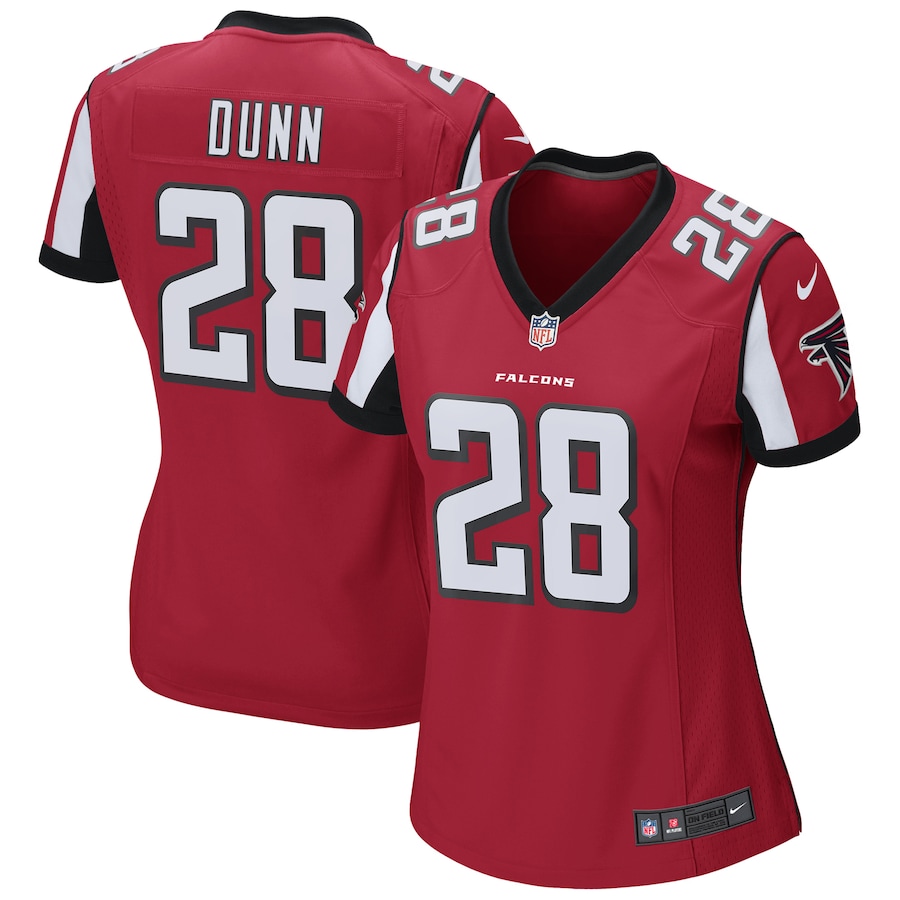Women's Atlanta Falcons Warrick Dunn Nike Red Retired Player Game Jersey - ujerseystore