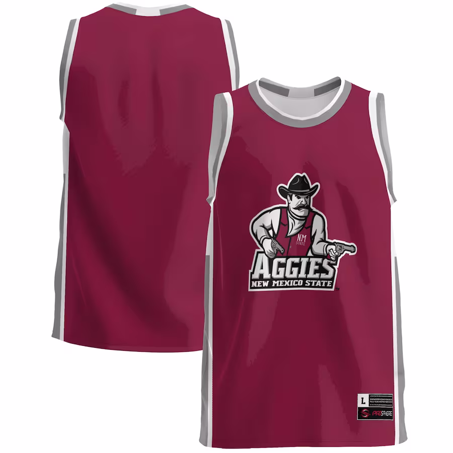 New Mexico State Aggies GameDay Greats  Lightweight Basketball Jersey - Crimson - ujerseystore