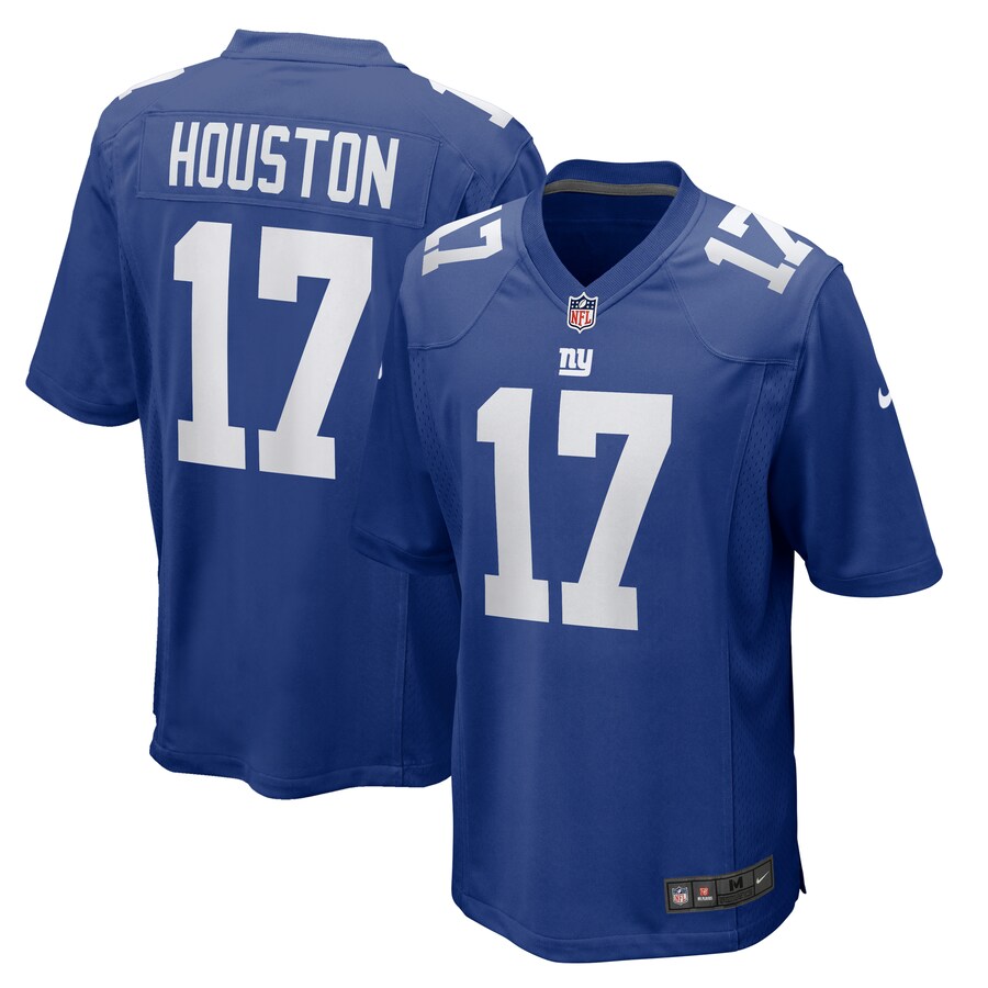 Men's New York Giants Dennis Houston Nike  Royal Team Game Jersey - ujerseystore