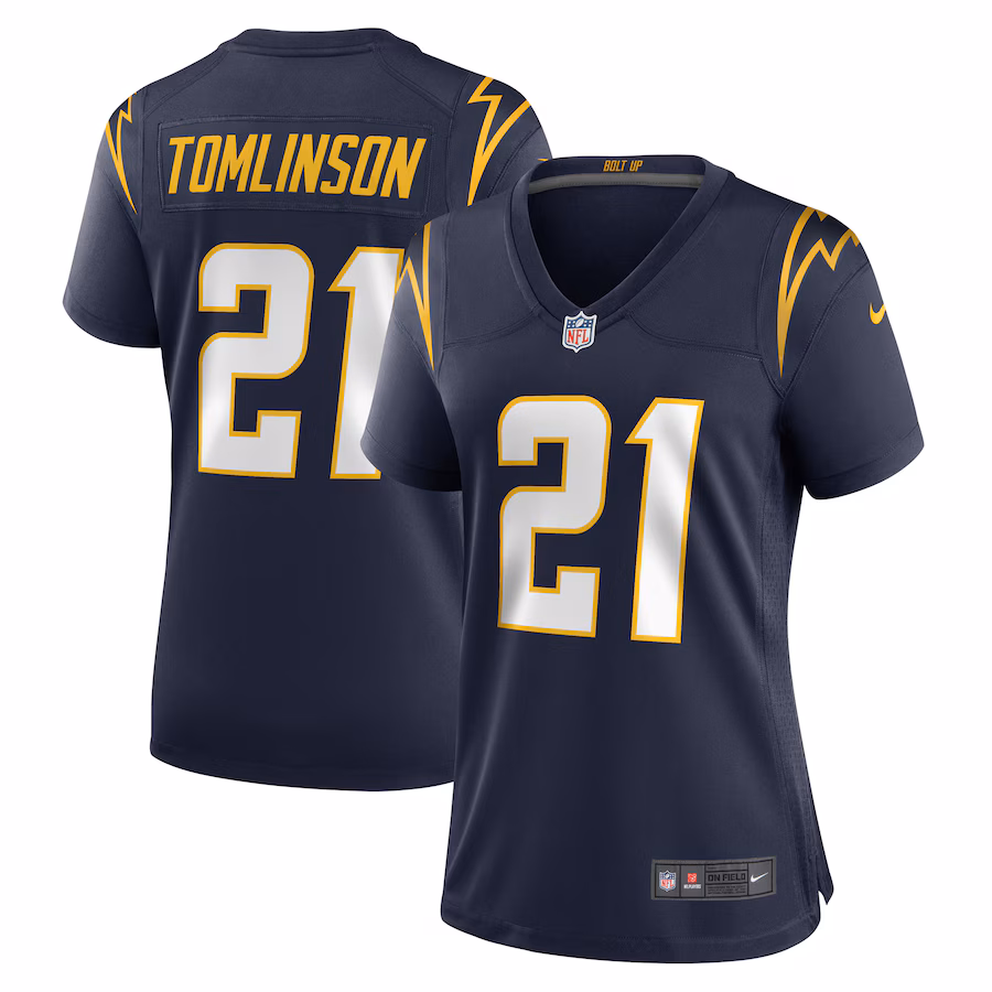 Women's Los Angeles Chargers LaDainian Tomlinson Nike Navy Retired Player Jersey - ujerseystore