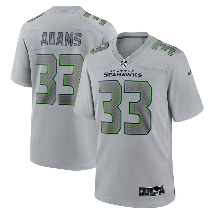 Men's Seattle Seahawks Jamal Adams Nike Gray Atmosphere Fashion Game Jersey - ujerseystore