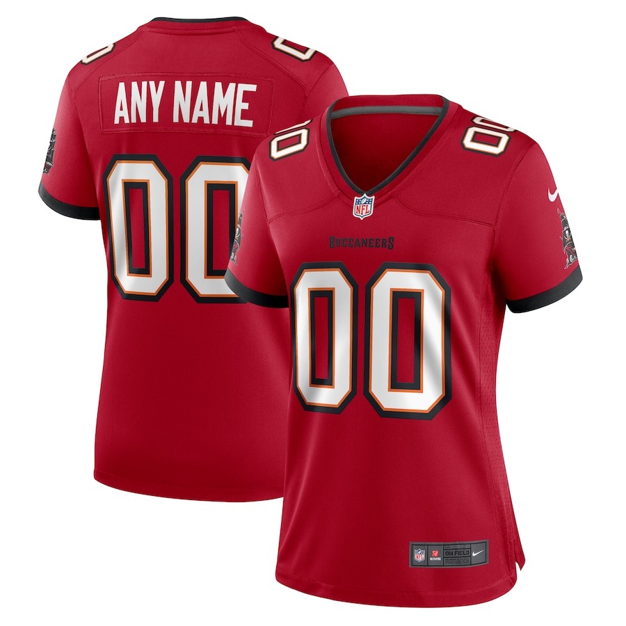 Women's Nike Tampa Bay Buccaneers Red Custom Game Jersey - ujerseystore