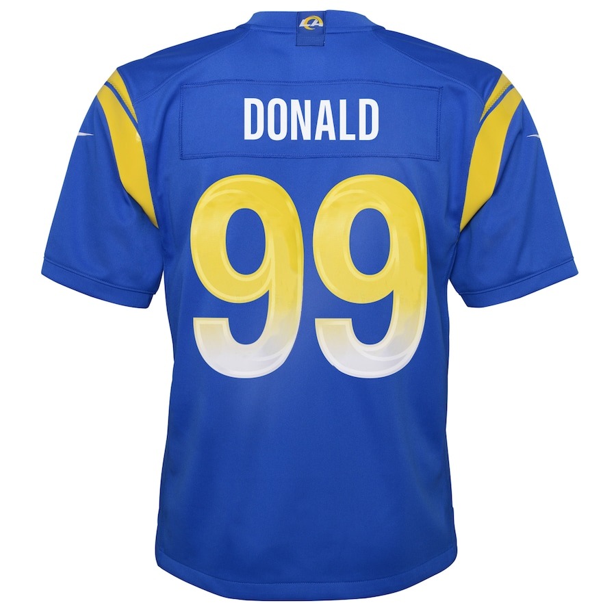 Youth Los Angeles Rams Aaron Donald Nike Royal Game Jersey - ujerseystore