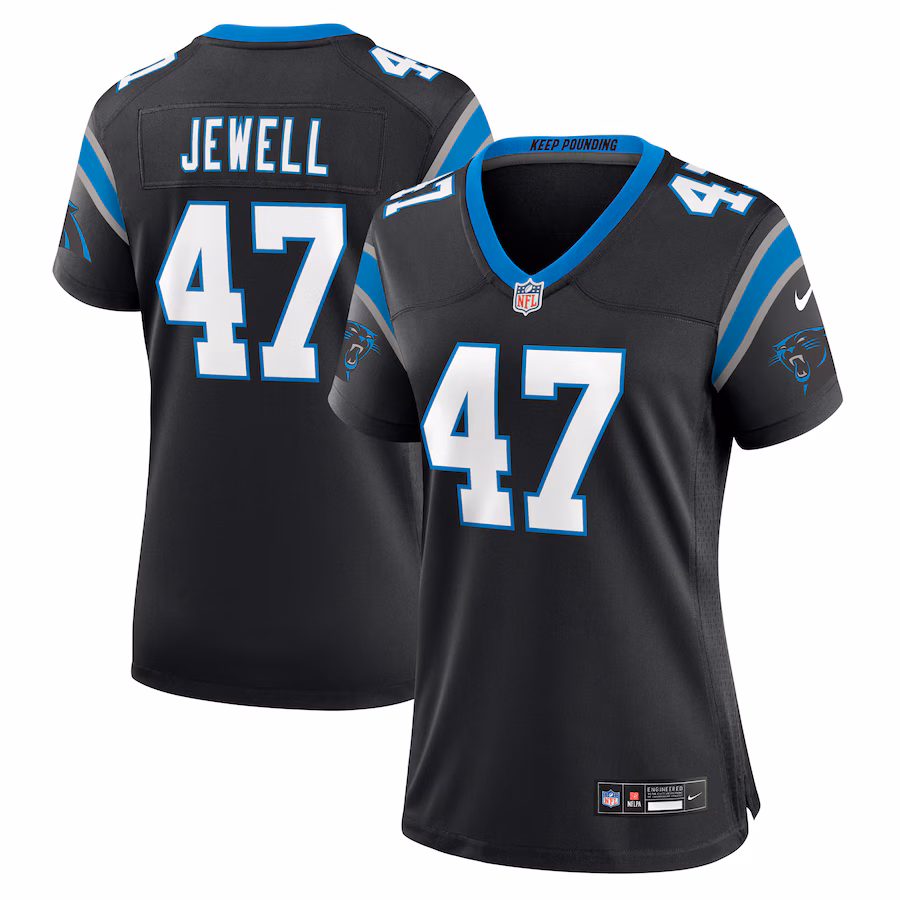 Women's Carolina Panthers Josey Jewell Nike Black Game Jersey - ujerseystore