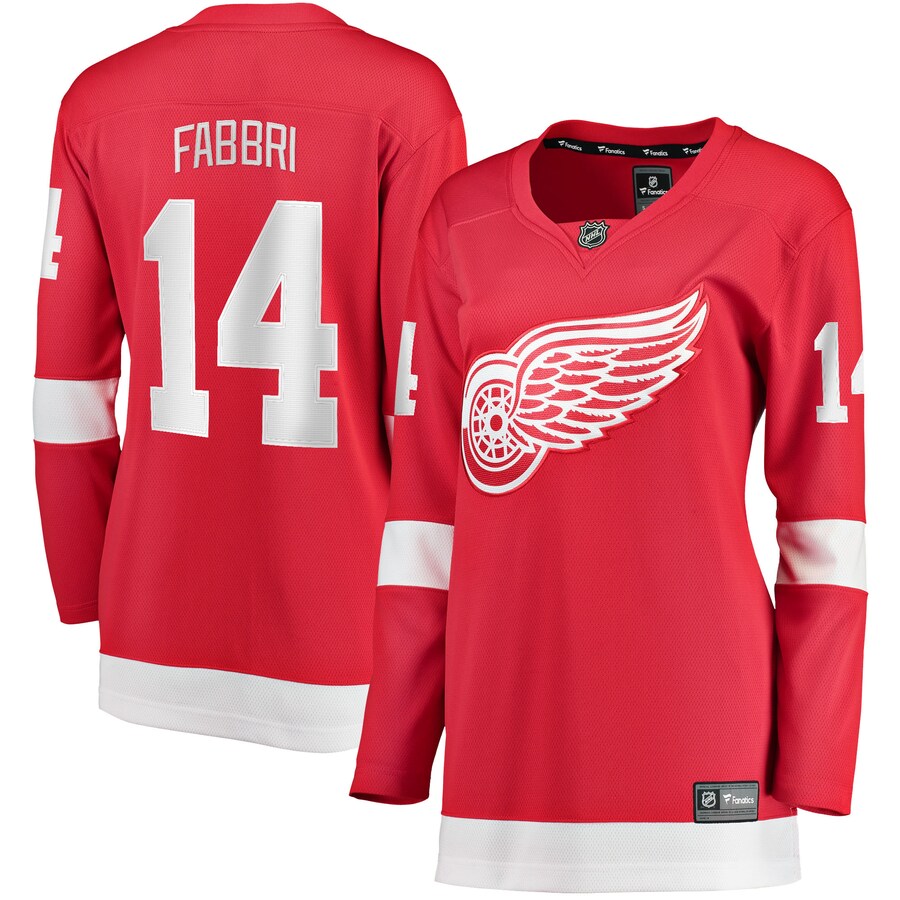 Women's Detroit Red Wings Robby Fabbri Fanatics Branded Red Home Breakaway Player Jersey - ujerseystore