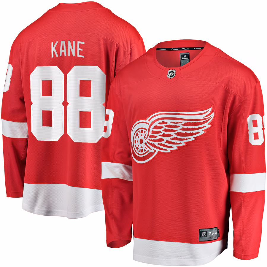 Men's Detroit Red Wings Patrick Kane Fanatics Red Home Breakaway Player Jersey - ujerseystore