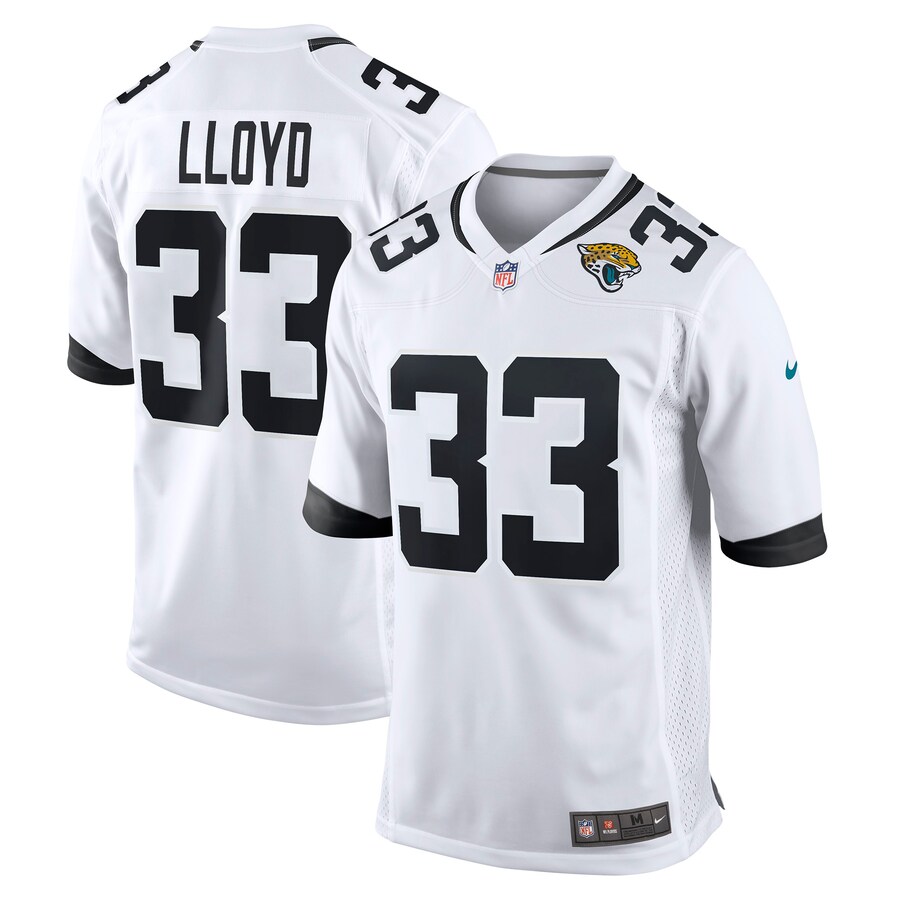 Men's Jacksonville Jaguars Devin Lloyd Nike White Away Game Player Jersey - ujerseystore