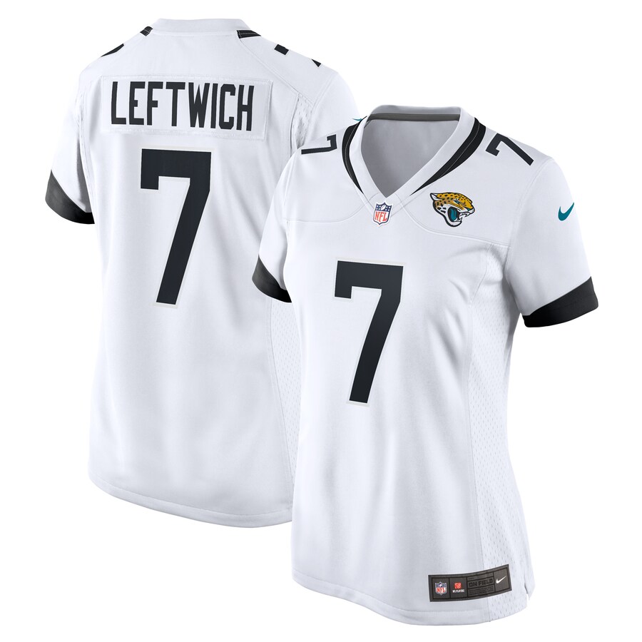 Women's Jacksonville Jaguars Byron Leftwich Nike White Retired Player Game Jersey - ujerseystore