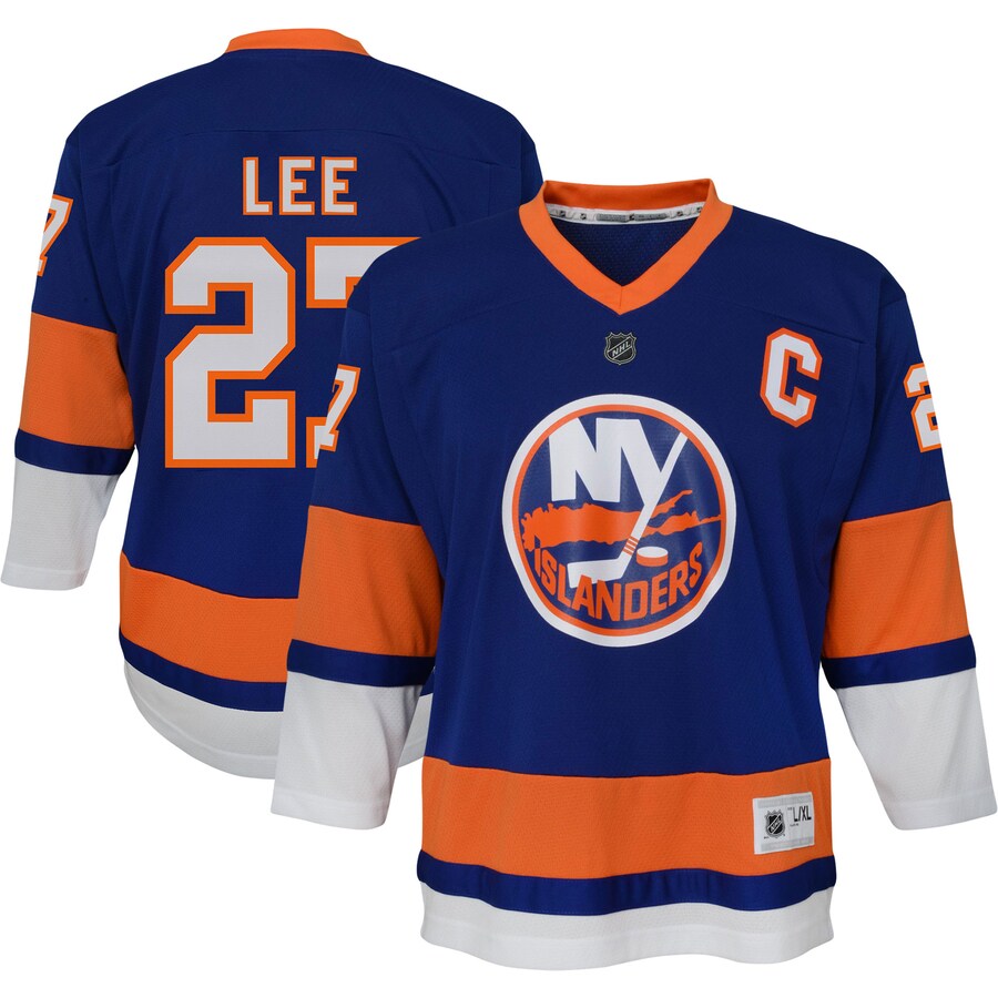 Youth New York Islanders Anders Lee Blue Replica Player Jersey - ujerseystore