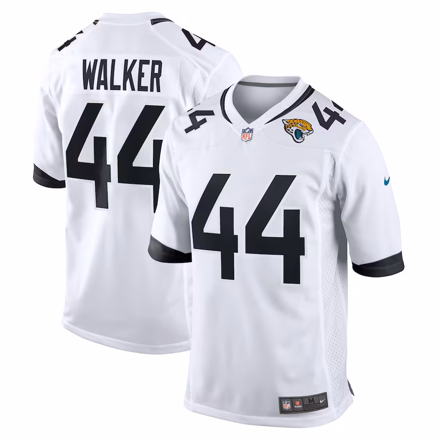 Men's Jacksonville Jaguars Travon Walker Nike White Player Game Jersey - ujerseystore