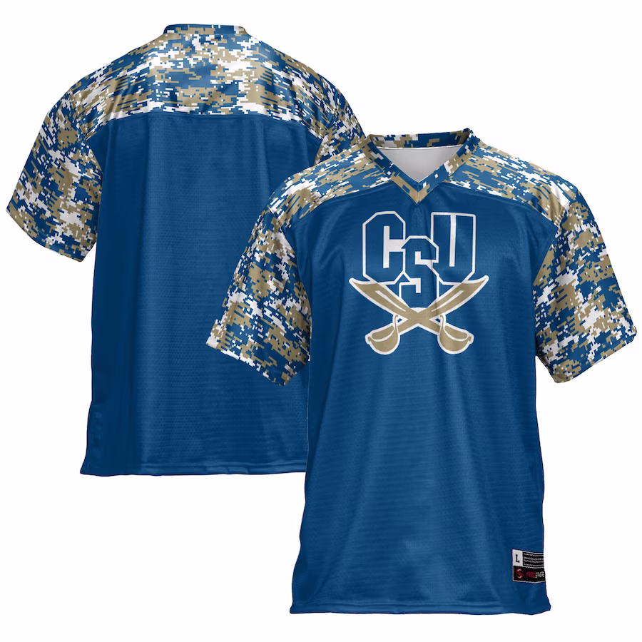 Charleston Southern Buccaneers GameDay Greats Football Jersey - Blue - ujerseystore