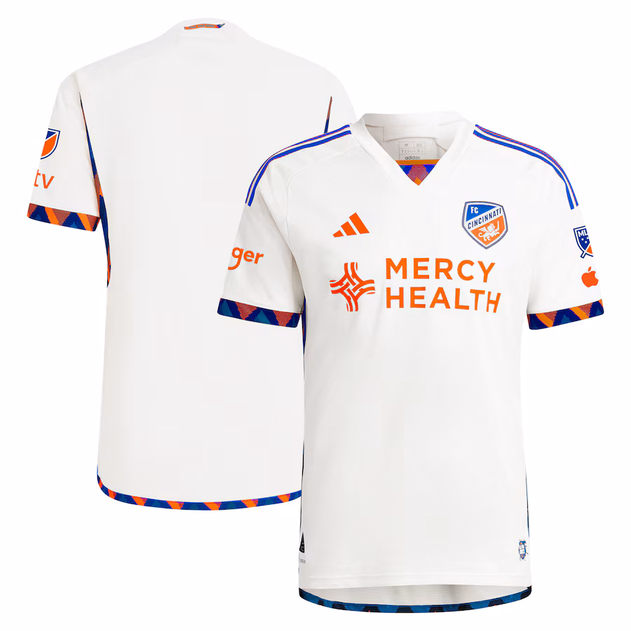 Men's FC Cincinnati  adidas White 2024 The Canvas Kit Authentic Jersey - ujerseystore