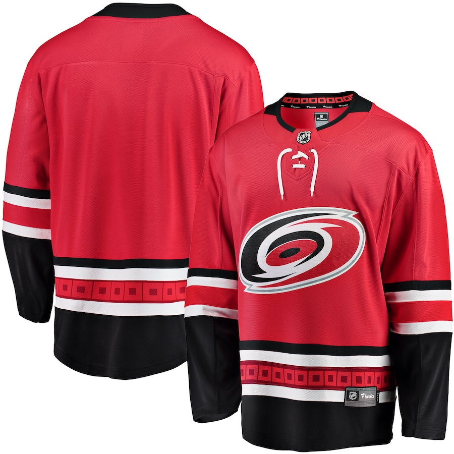 Men's Carolina Hurricanes Fanatics Red Breakaway Alternate Jersey - ujerseystore