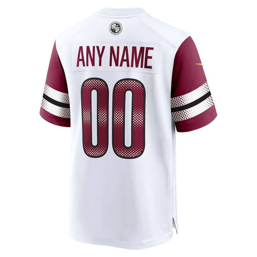 Men's Washington Commanders Nike White Game Custom Player Jersey - ujerseystore