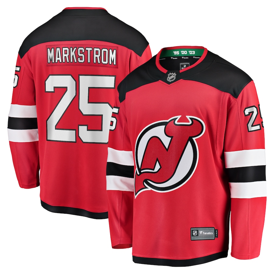 Men's New Jersey Devils Jacob Markstrom Fanatics Red Home Premier Breakaway Player Jersey - ujerseystore