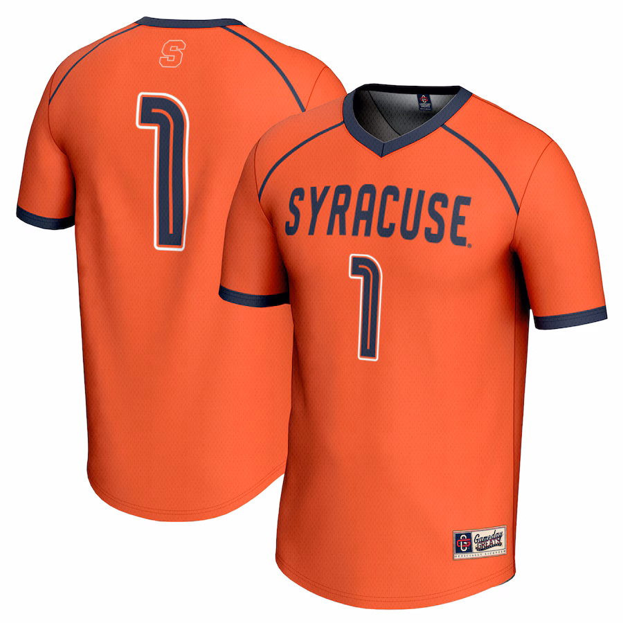 #1 Syracuse Orange GameDay Greats Unisex Lightweight Women's Lacrosse Jersey - Orange - ujerseystore