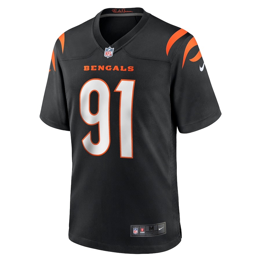 Men's Cincinnati Bengals Trey Hendrickson Nike Black Game Jersey - ujerseystore