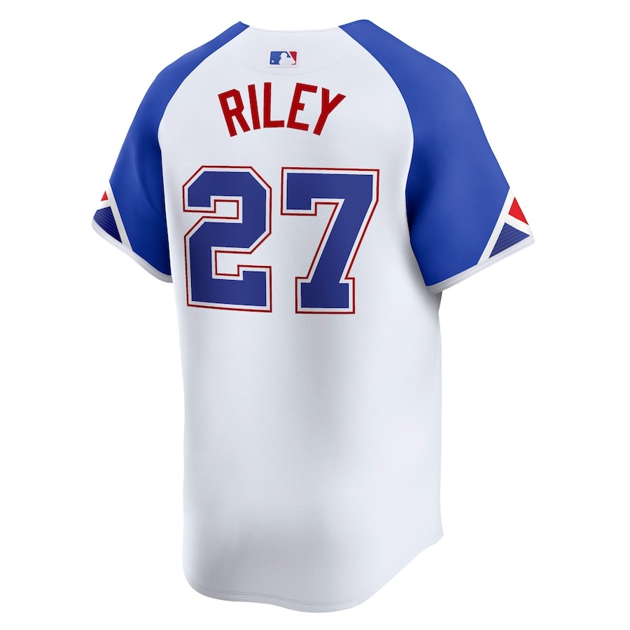 Men's Atlanta Braves Austin Riley Nike White City Connect Limited Player Jersey - ujerseystore