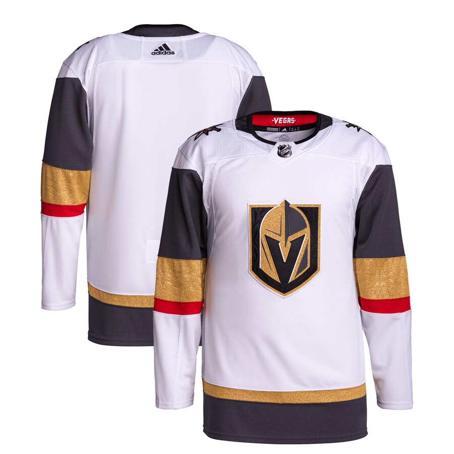 Men's Vegas Golden Knights  adidas White Away Primegreen Authentic Pro Jersey - ujerseystore