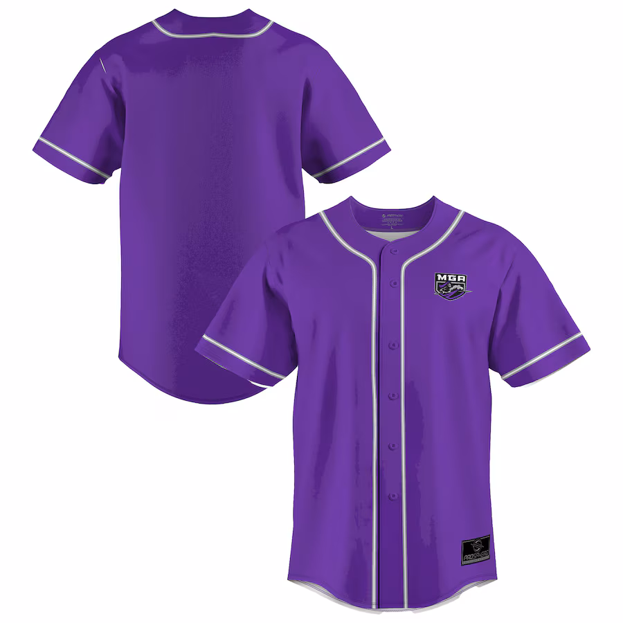 Men's ProSphere  Purple Middle Georgia State Knights Baseball Jersey - ujerseystore