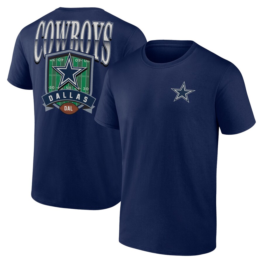 Men's Dallas Cowboys Navy Full Range T-Shirt - ujerseystore