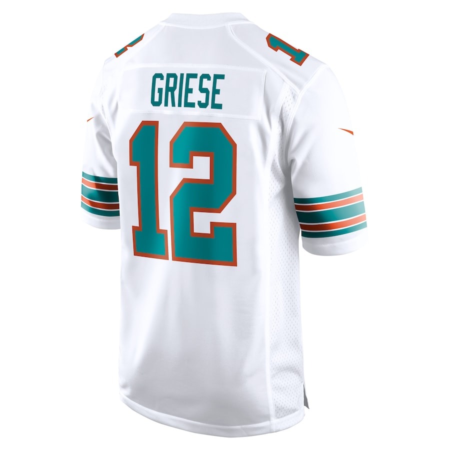 Men's Miami Dolphins Bob Griese Nike White Retired Player Jersey - ujerseystore
