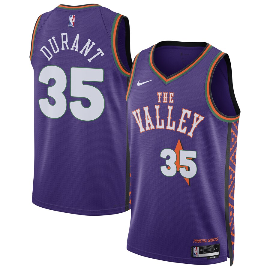 Unisex Phoenix Suns Kevin Durant Nike Purple 2024/25 Swingman Player Jersey - City Edition - ujerseystore