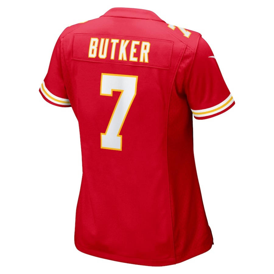 Women's Kansas City Chiefs Harrison Butker Nike Red Game Jersey - ujerseystore