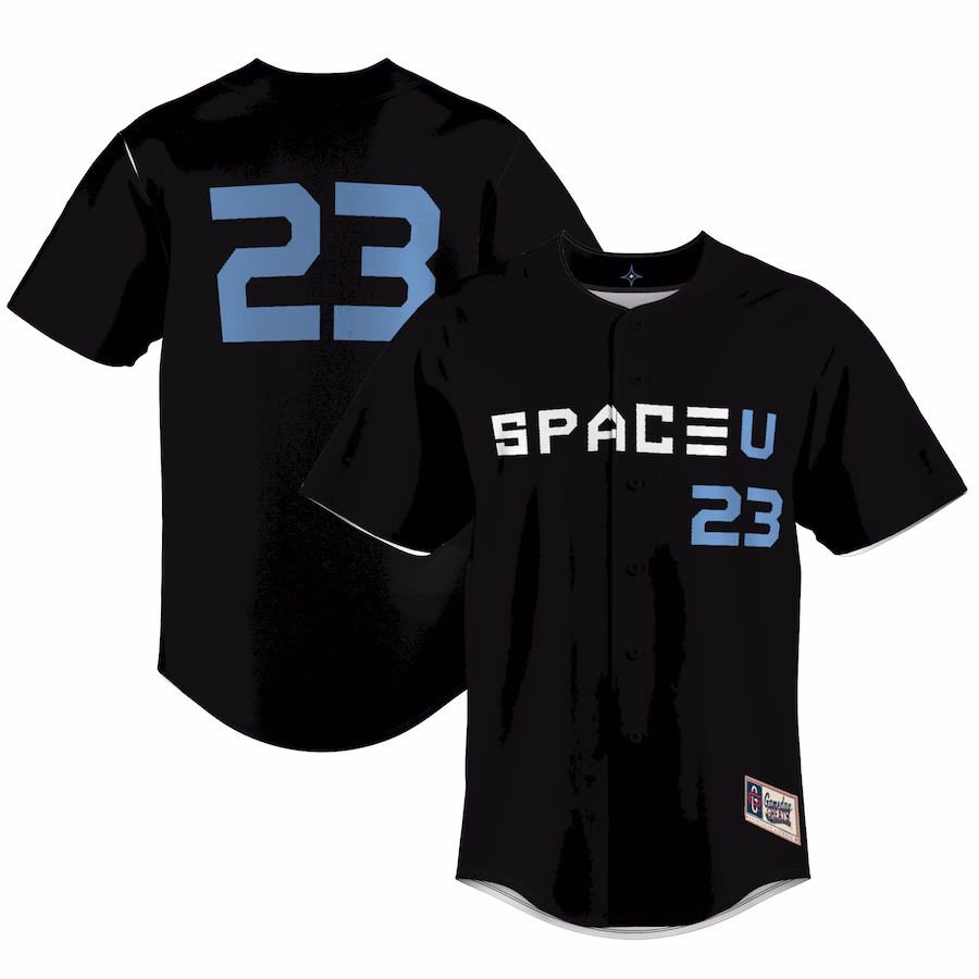 #23 UCF Knights GameDay Greats Unisex Space Game Lightweight Softball Jersey - Black - ujerseystore