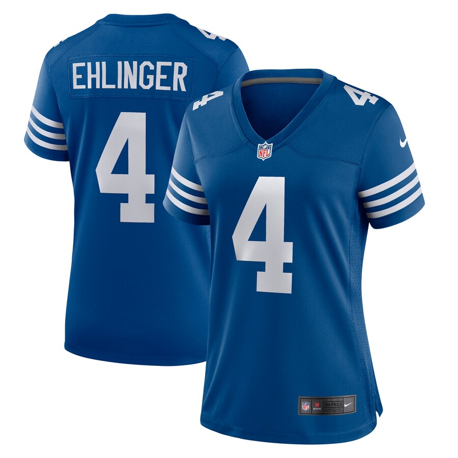 Women's Indianapolis Colts Sam Ehlinger Nike Blue Game Player Jersey - ujerseystore