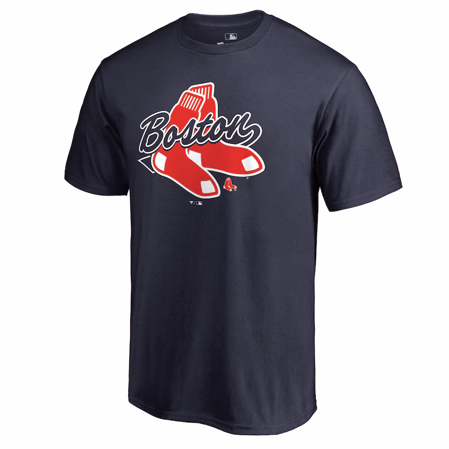 Men's Boston Red Sox Navy Hometown Collection BoSox T-Shirt - ujerseystore