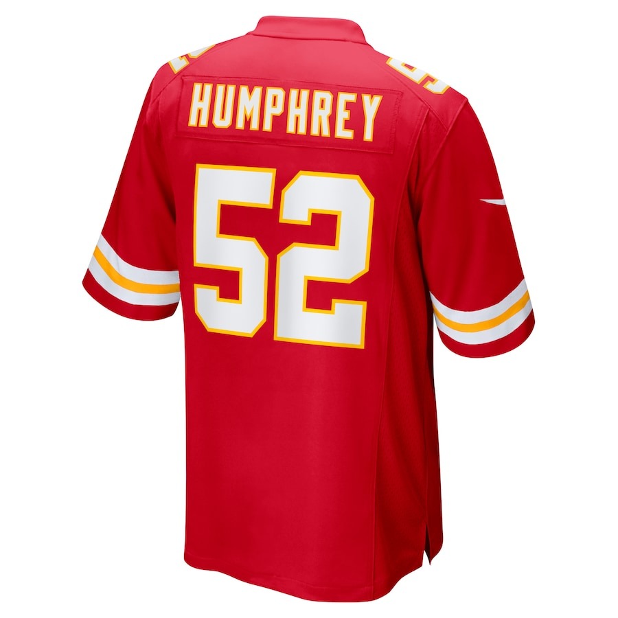Men's Kansas City Chiefs Creed Humphrey Nike Red Game Jersey - ujerseystore