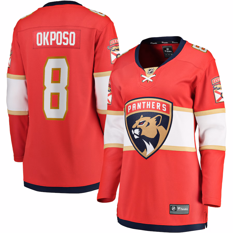 Women's Florida Panthers Kyle Okposo Fanatics Red Home Breakaway Player Jersey - ujerseystore