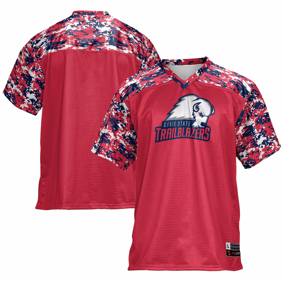 Utah Tech Trailblazers GameDay Greats Football Jersey - Red - ujerseystore