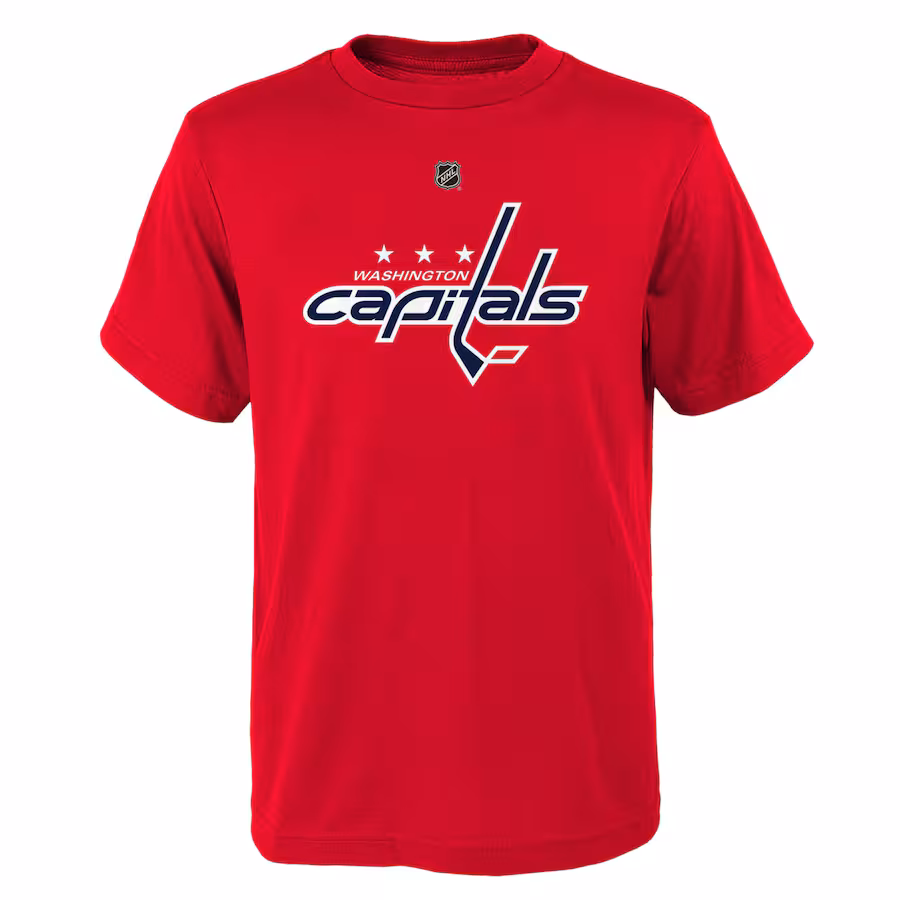 Youth Washington Capitals Red Primary Logo T-Shirt - ujerseystore