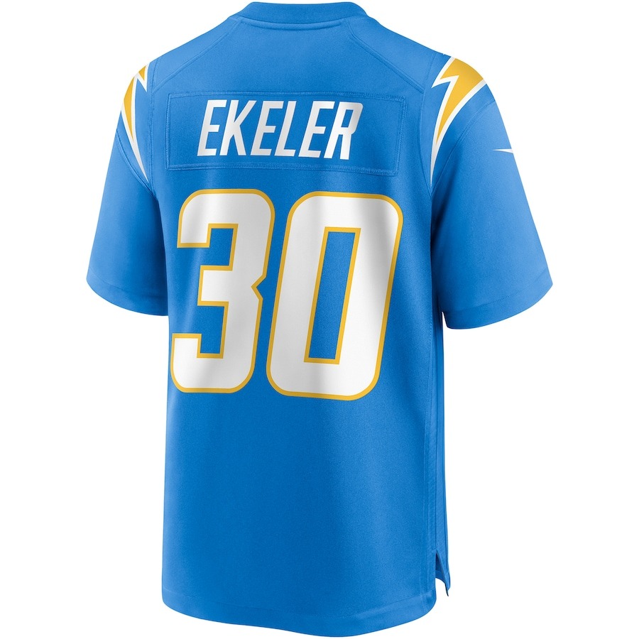 Men's Los Angeles Chargers Austin Ekeler Nike Powder Blue Game Player Jersey - ujerseystore