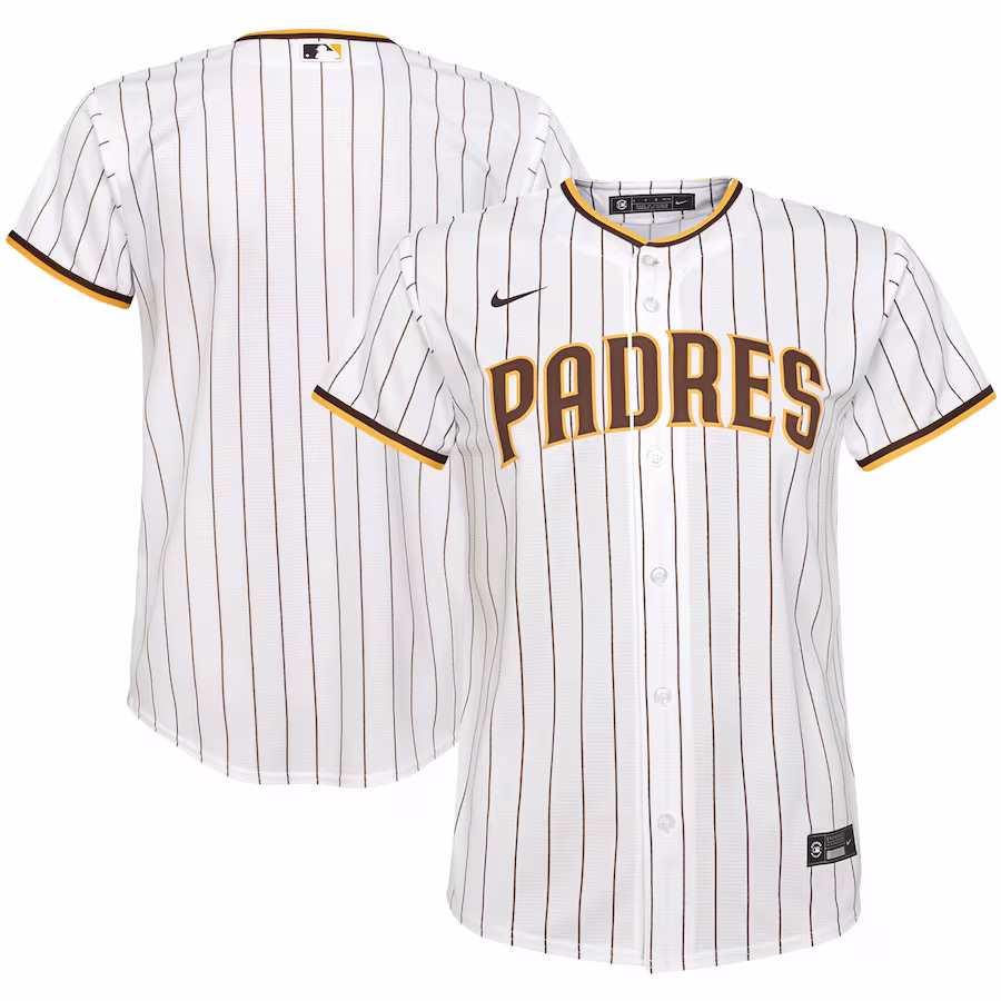 Youth San Diego Padres Nike White Home Replica Team Jersey - ujerseystore