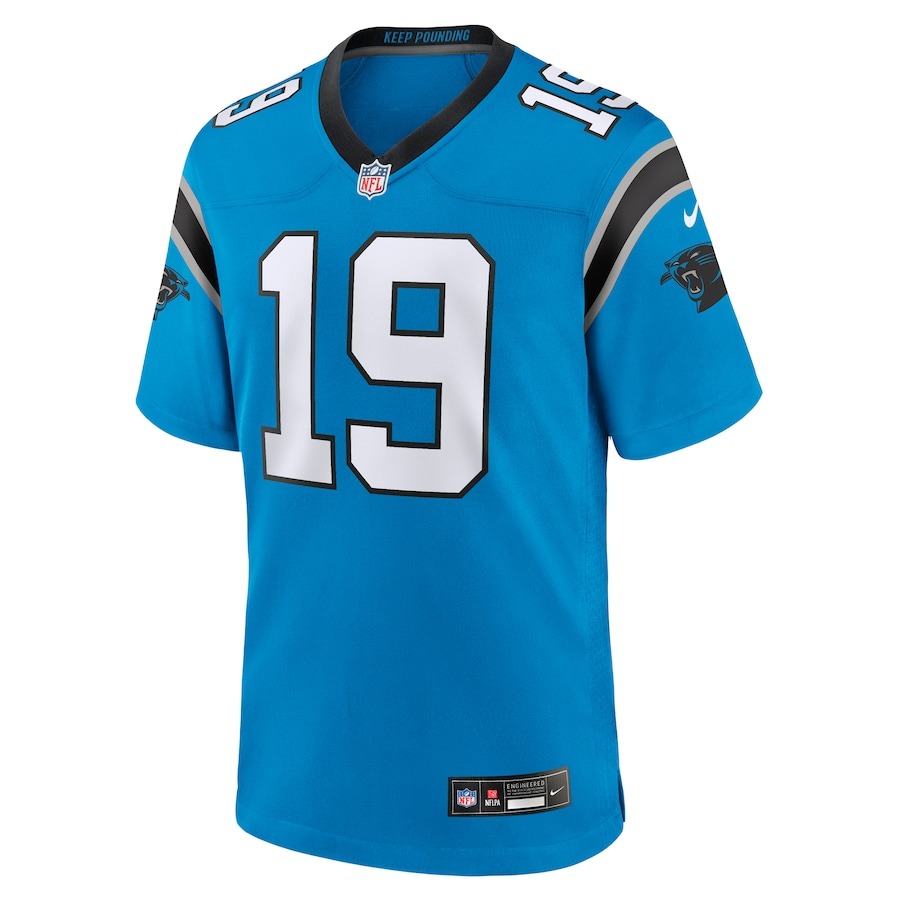 Men's Carolina Panthers Adam Thielen Nike Blue Alternate Game Jersey - ujerseystore