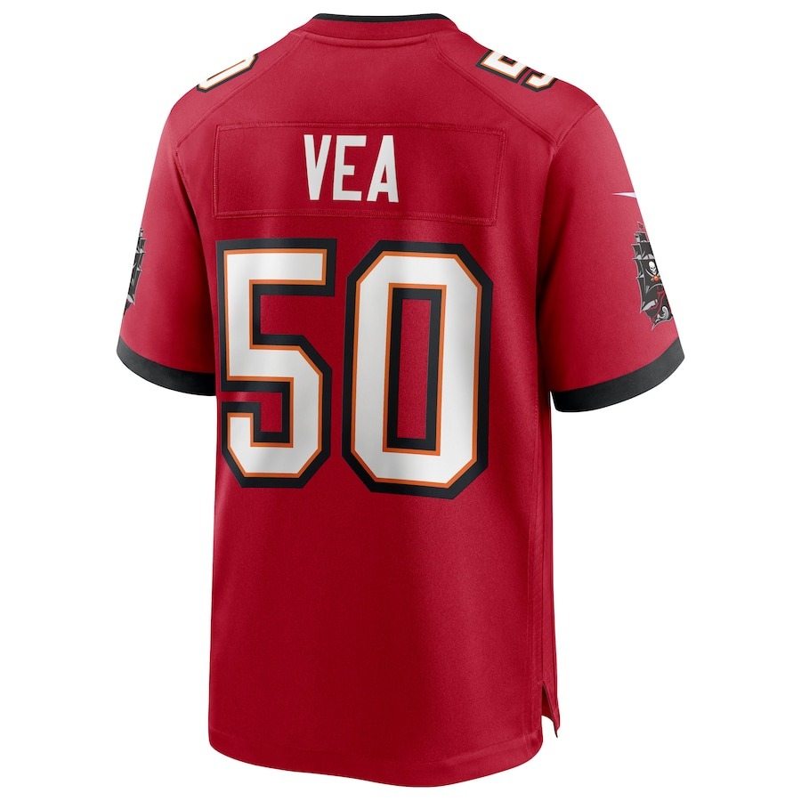 Men's Tampa Bay Buccaneers Vita Vea Nike Red Game Jersey - ujerseystore