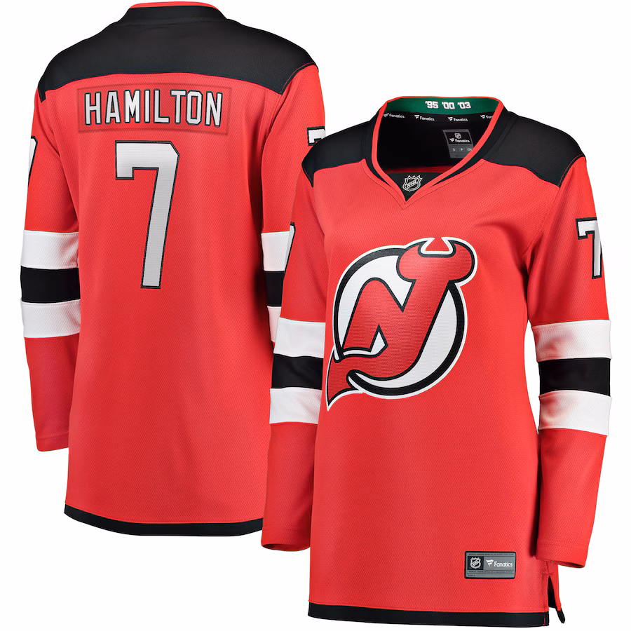 Women's New Jersey Devils Dougie Hamilton Fanatics Red Breakaway Player Jersey - ujerseystore